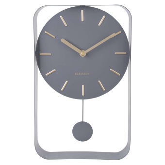 Wandklok met slinger KA5796GY